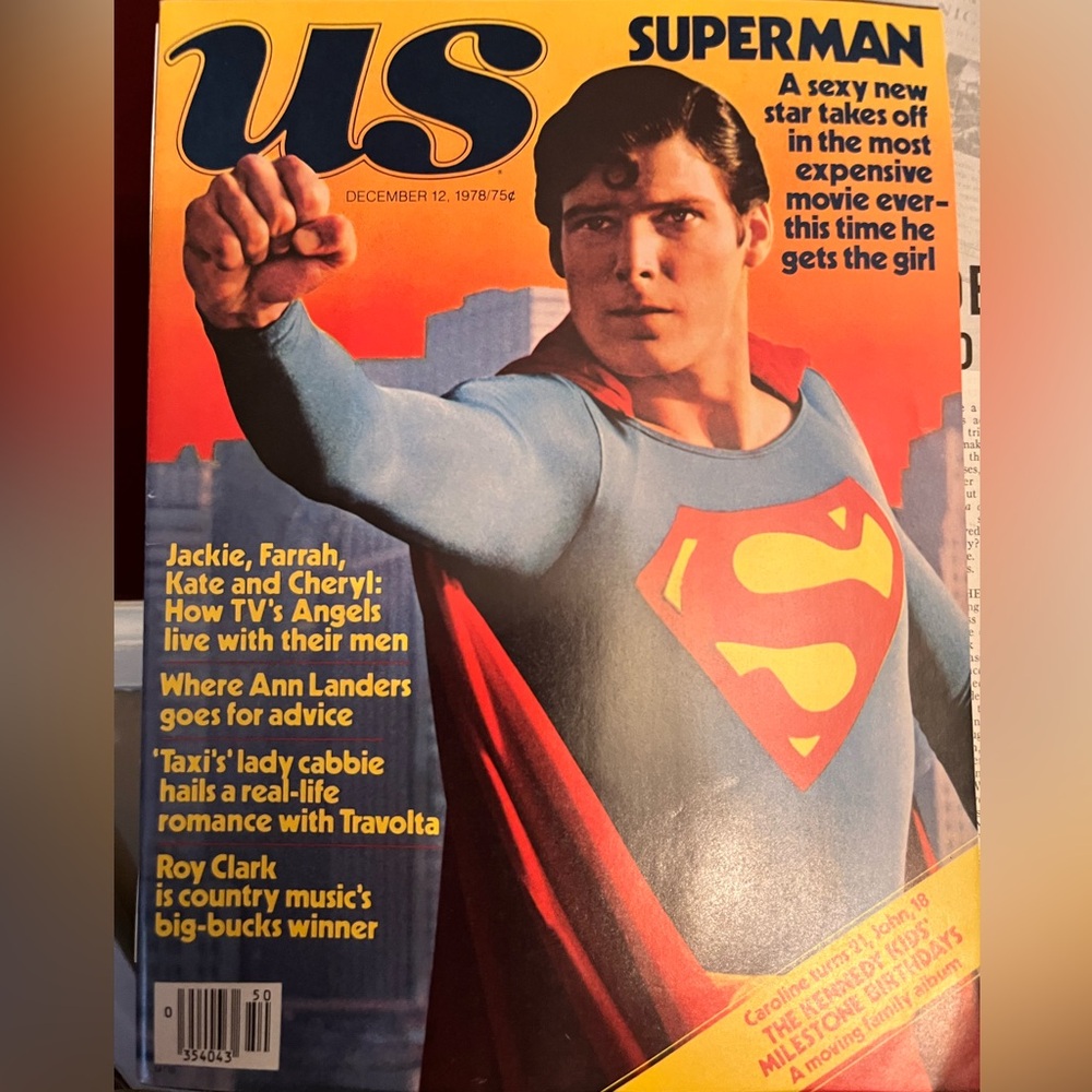 December 1978 US magazine  Superman issue ( Christopher Reeve)